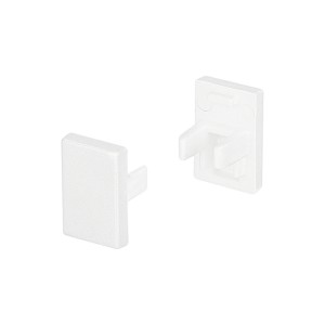Заглушка SL-MINI-8-H12 WHITE глухая для алюминиевых профилей