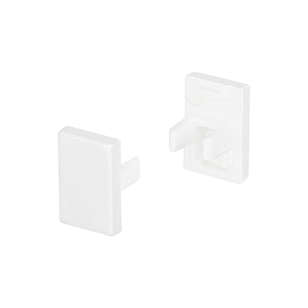 Заглушка SL-MINI-8-H12 WHITE глухая для алюминиевых профилей