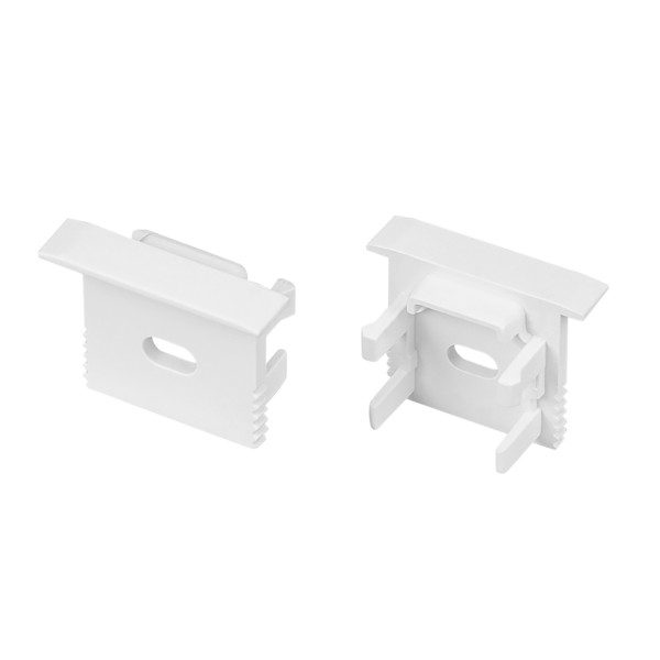 Заглушка SL-MINI-15-F WHITE с отверстием для профиля SL-MINI (Arlight, Пластик)