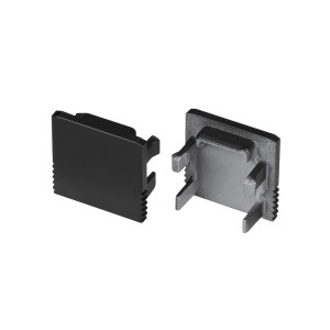 Заглушка SL-MINI-15 BLACK глухая для алюминиевых профилей