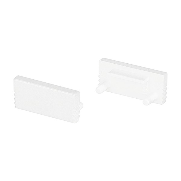 Заглушка SL-SLIM-H7 WHITE глухая для алюминиевых профилей