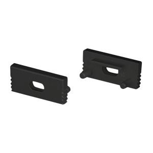 Заглушка SL-SLIM-H7 BLACK с отверстием для профиля (Arlight, Пластик)