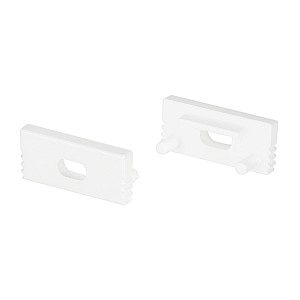 Заглушка SL-SLIM-H7 WHITE с отверстием для кабеля (Arlight, Пластик)