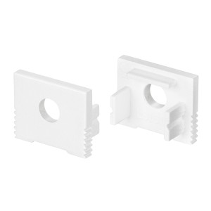 Заглушка SL-SLIM-H13M WHITE с отверстием для профиля