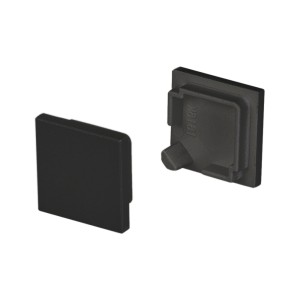 Заглушка SL-KANT-H16 SQUARE BLACK глухая для профиля