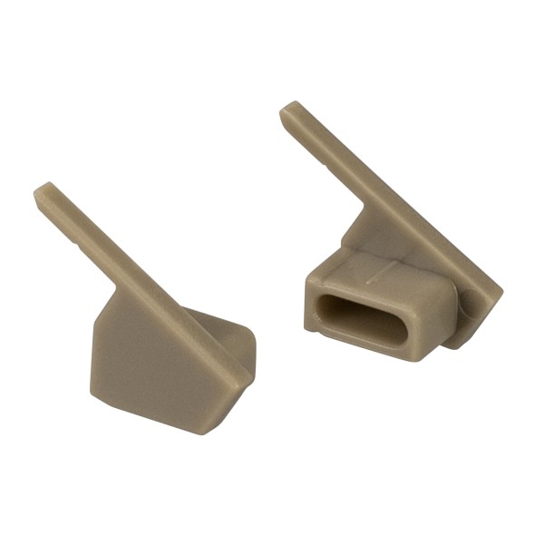 Заглушка SL-MINI-SHELF-H9 OLIVE GREY комплект 2 шт. с отверстием