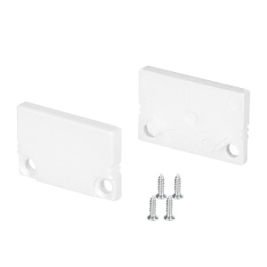 Заглушка SL-SLIM20-H13 WHITE глухая для алюминиевого профиля