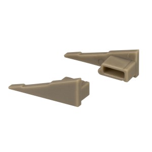 Заглушка SL-MINI-SHELF-H8 OLIVE GREY для алюминиевых профилей