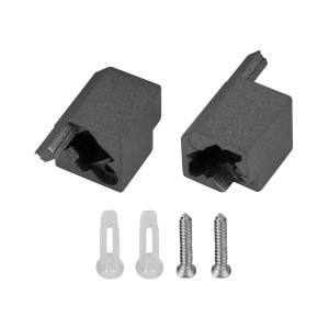 Заглушка SL-KANT-H10-SQUARE IRON GREY с глухим креплением