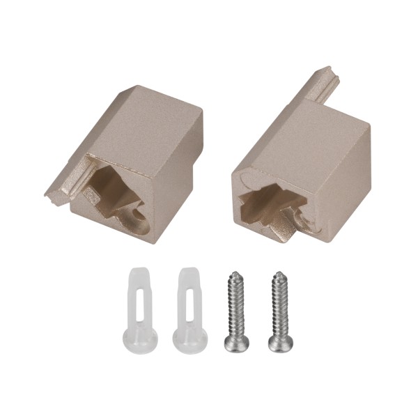 Заглушка SL-KANT-H10-SQUARE CHAMPAGNE GOLD для алюминиевых профилей