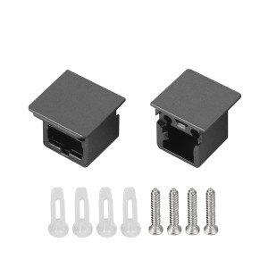 Заглушка SL-MINI-3-H10-F12 IRON GREY (Arlight, Пластик) для профиля
