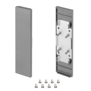 Заглушка SL-LINE-25100-DUAL SILVER глухая для алюминиевого профиля