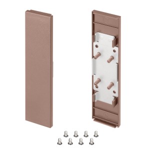Заглушка SL-LINE-25100-DUAL ROSE CHAMPAGNE глухая для профиля