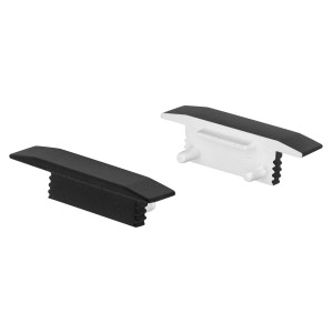 Заглушка SL-SLIM-H7-F25 глухая BLACK для алюминиевых профилей