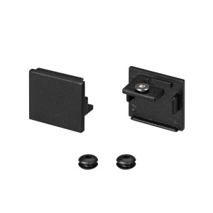 Заглушка SL-LINE-2522 BLACK глухая для алюминиевого профиля
