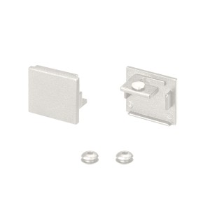 Заглушка SL-LINE-2522 WHITE глухая (Arlight, Металл) для профилей