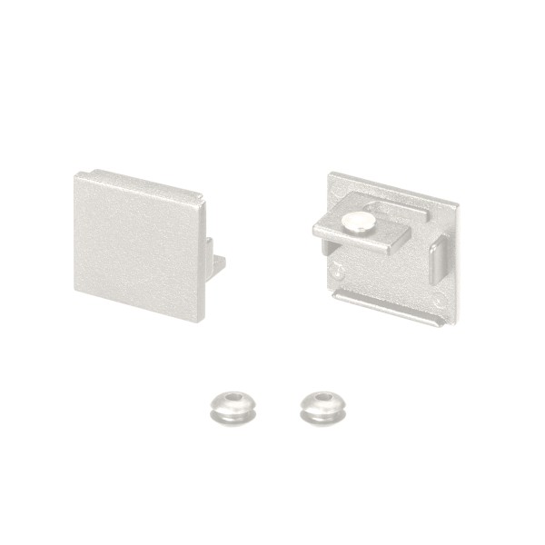 Заглушка SL-LINE-2522 WHITE глухая (Arlight, Металл) для профилей