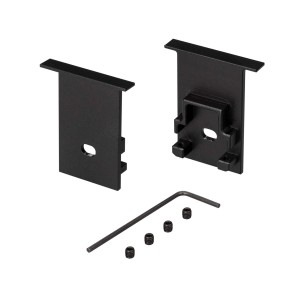 Заглушка SL-COMFORT-2542-F BLACK с отверстием для кабеля