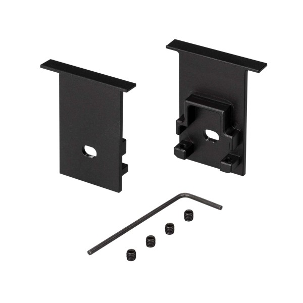 Заглушка SL-COMFORT-2542-F BLACK с отверстием для кабеля