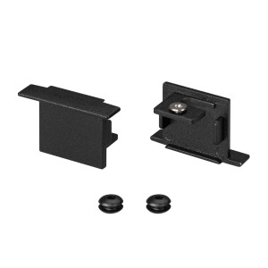 Заглушка SL-LINE-3523 BLACK глухая (Arlight, Металл) для профиля