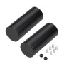 Заглушка ROUND-D36-360 BLACK с отверстием (Arlight, Металл) для профиля