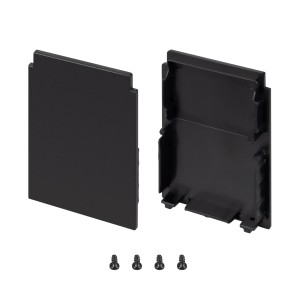 Заглушка SL-LINE-4050-3L-HIGH BLACK глухая для профиля
