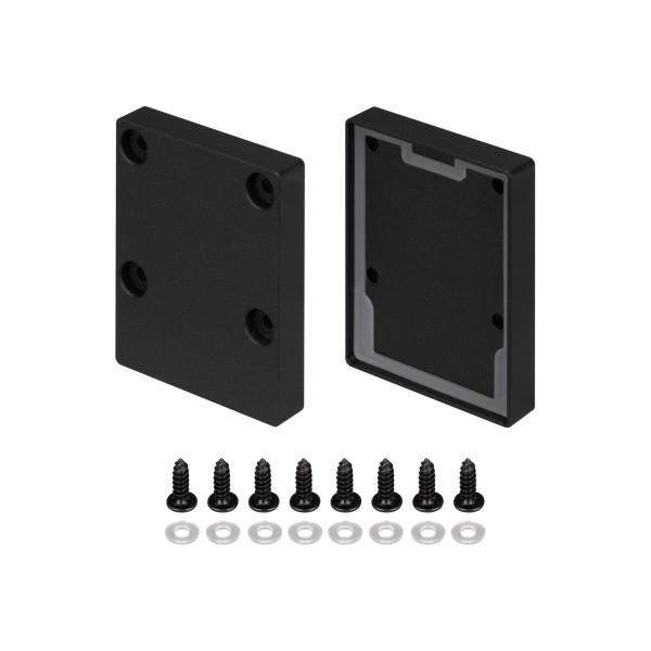 Заглушка IP-LINE-4050 BLACK глухая с силиконовой прокладкой