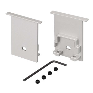 Заглушка SL-COMFORT-3551-F c отверстием (Arlight, Металл) для профиля