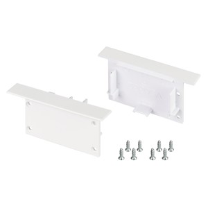 Заглушка SL-LINIA62-FS WHITE (Arlight, Пластик) белая глухая