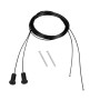 Подвес для профилей LINE-D 2х2m Set BLACK (Arlight, Металл)