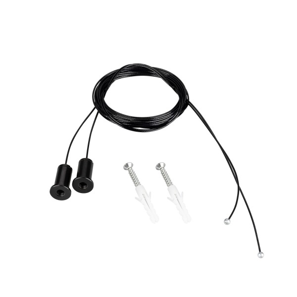 Подвес ARL-ROUND-D36-360 2x2m Set BLACK для потолочного монтажа