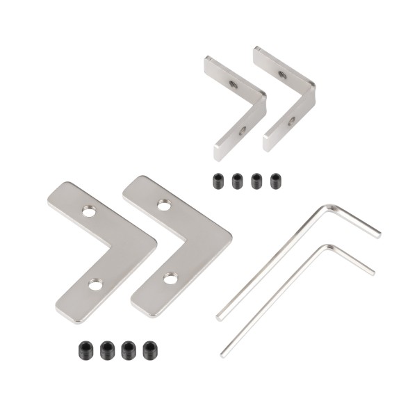 Коннектор угловой LINE-6070-90 Set (Arlight, Металл) для профилей