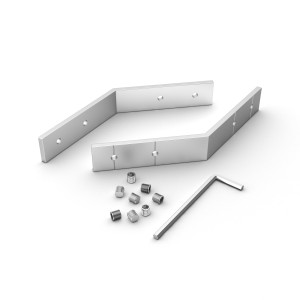 Коннектор угловой SL-LINE-6070-L135 Set (Arlight, Металл) для профилей