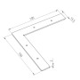 Коннектор угловой SL-LINE-2522-90 (Arlight, Металл) для профилей