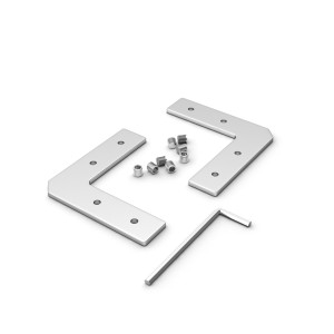 Коннектор угловой SL-LINE-6070-90 Set (Arlight, Металл) для профилей