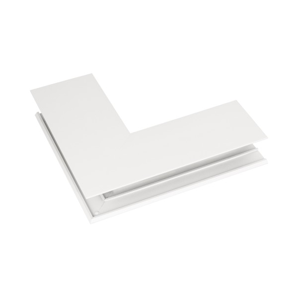 Коннектор угловой MAG-CON-4592-L90-EXT (WH, внешний) для треков 24V