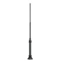 Опора освещения OXOR-OT3-DE-D160-L3000 (BK) фланцевая, стальная