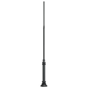 Опора освещения OXOR-OT3-DE-D160-L3500 (BK) фланцевая стальная