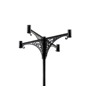 Кронштейн OXOR-SB5-4 BLACK (Arlight, Сталь) для опор освещения