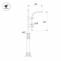 Кронштейн OXOR-SB3-1 BLACK (Arlight, Сталь) консольный для опор