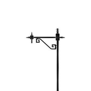 Кронштейн OXOR-SB4-1 BLACK (Arlight, Сталь) для опор освещения