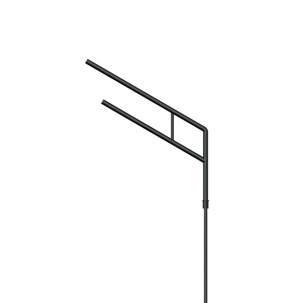 Кронштейн OXOR-SG2-1500x108-L1500 BLACK для опор освещения