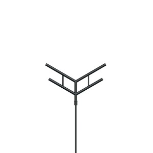 Кронштейн OXOR-SY4-1800x76-L1000 BLACK для опор освещения