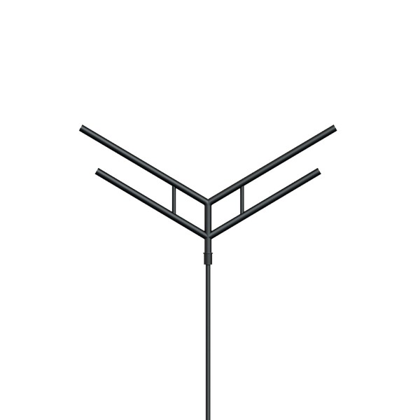 Кронштейн OXOR-SY4-3000x108-L1300 BLACK (арматура для опор, сталь)