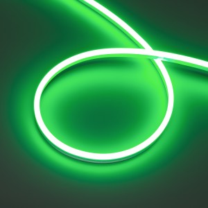 Гибкая неоновая лента HALO-SIDE-A168-6x13mm 24V Green IP67