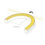 Гибкая неоновая лента SPI WAVE-SIDE-DOUBLE-A80-16x15mm 24V RGB IP67