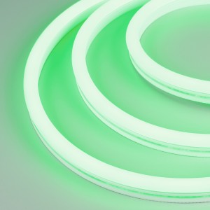 Гибкая неоновая лента WAVE-SIDE-A120-12x25mm 230V Green IP67