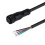 Коннектор питания ARL-WAVE-0612-RGB-CON-POWER-FEMALE-BLK (IP67, белый, 300 мм)