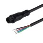 Коннектор питания ARL-WAVE-0612-RGB-CON-POWER-MALE-BLK (герметичный, IP67)