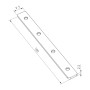 Соединитель профиля SL-COMFORT-3551-180 Set (Arlight, Металл) прямой